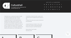 Desktop Screenshot of culturehall.com